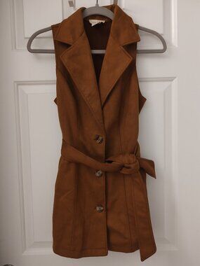 Classic Concepts Long Sweater Vest Dress